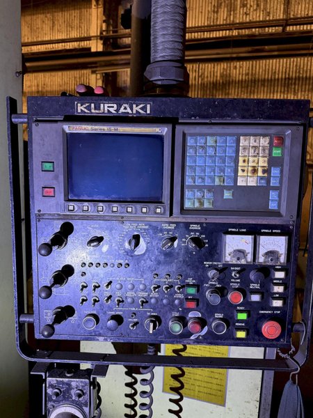 5" KURAKI KBT-13CDXA CNC HORIZONTAL BORING MILL WITH BUILT IN ROTARY. STOCK # 0984926