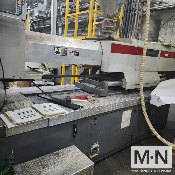 400 TON 59 OZ VAN DORN MODEL 400HT-2800 INJECTION MOLDING MACHINE MFG 1999