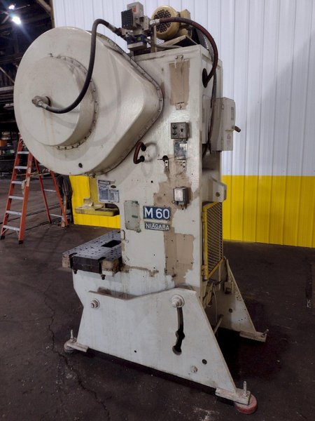 60 TON NIAGARA MODEL #M60 OBI STAMPING PRESS, 4" STROKE: STOCK #19179