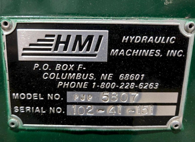 HMI PJP 5807 Hydraulic Press USED