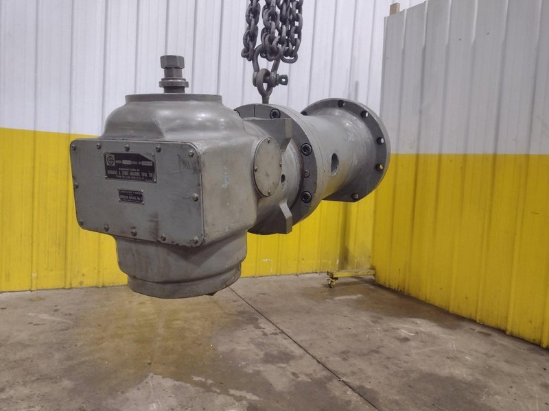 50 TAPER GIDDINGS &amp; LEWIS RIGHT ANGLE BORING HEAD, OFF 5" SPINDLE MILL: YOBRO #24743