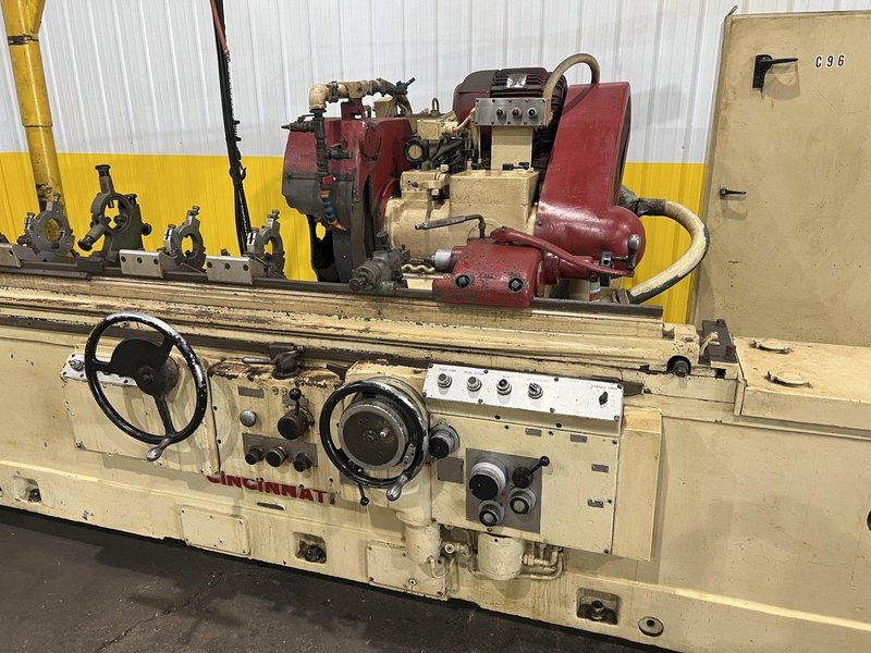 10" X 96" CINCINNATI PLAIN CYLINDRICAL GRINDER:  STOCK 18585