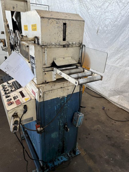 1,100 Lb. x 6" x .05" AIDA SERVO FEEDLINE W/ DUAL UNCOILER. STOCK # 0130225.