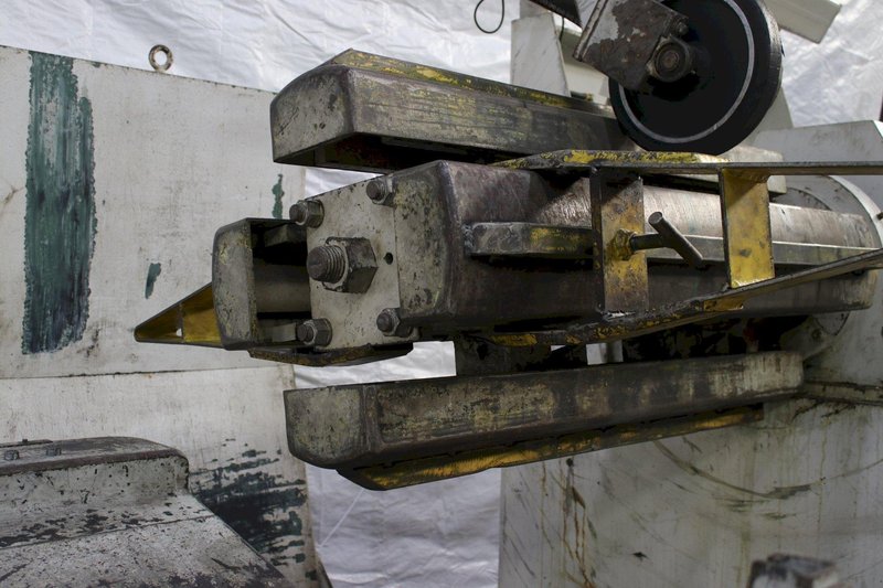 20,000 LBS X 40" ROWE MODEL 20040DSJ  COIL REEL &amp; COIL CAR: STOCK #75382