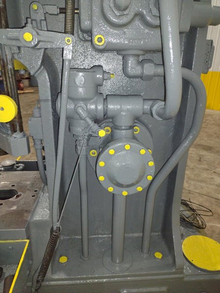 10 TON GREENERD HP-10-X C FRAME HIGH SPEED HYDRAULIC PRESS 16" STROKE X 20 HP: YOBRO #24266