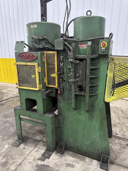 16" X 1" STEEL PLATE FRANKLIN FMI HYDRAULIC PUNCH &amp; SHEAR LINE: STOCK #23099
