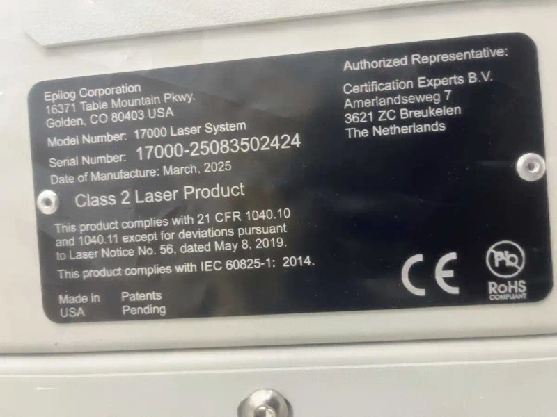 2025 EPILOG EDGE FUSION 24 | Laser Markers