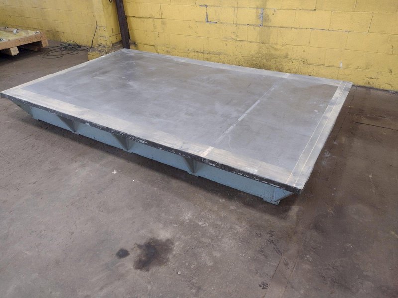 10' X 6' X 13" STEEL LAYOUT TABLE: STOCK #23784