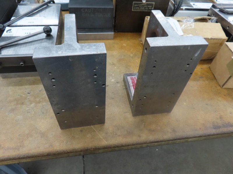 Angle Plates (2) 8" X 4" X 5"- Auction Item
