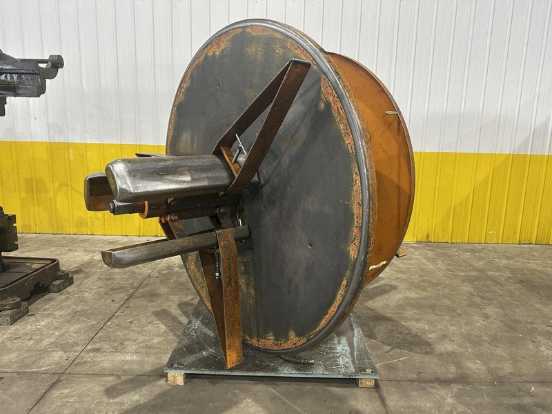 4,000 LBS x 20" AMERICAN STEEL LINE MODEL #60 DOUBLE END PULL OFF UNCOILER COIL REEL: STOCK #23066
