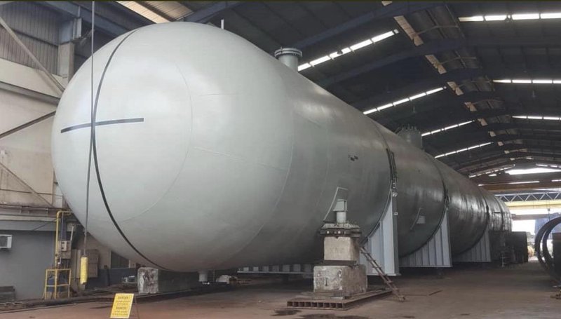 KNM LPG Bullet Tank – 3300m³ Horizontal Pressure Vessel – 2017