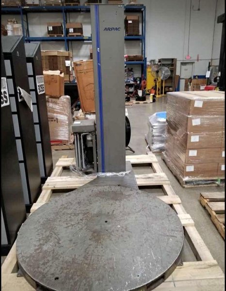 ARPAC SEMI AUTO STRETCH WRAPPING MACHINE # 2371