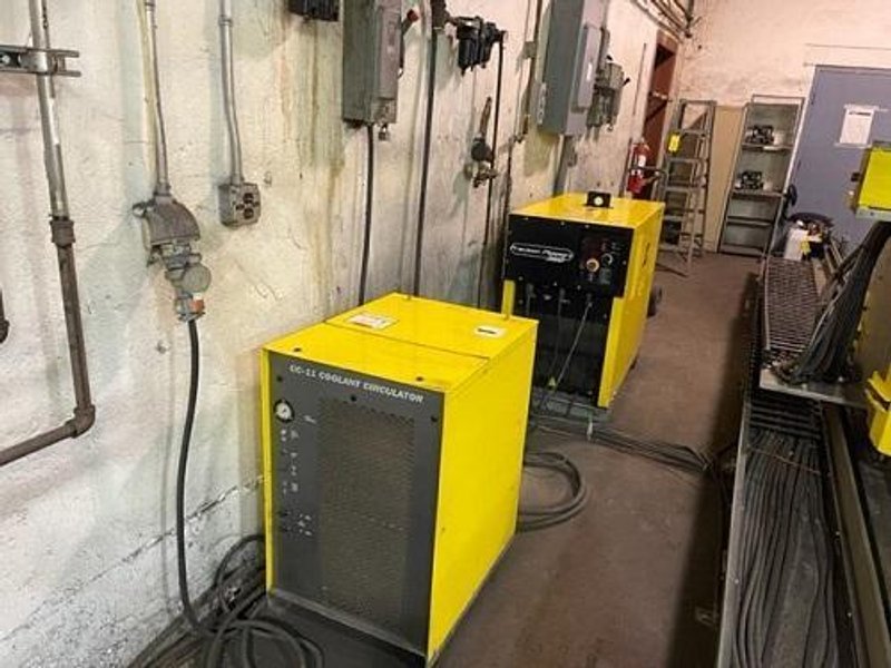 6'5" x 21' ESAB MODEL #COMBIREX DX3000 GANTRY STYLE PLASMA CUTTING MACHINE