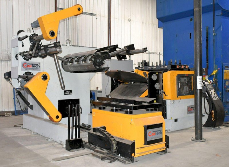 51" x .177" Coil-Tech Space-Saver Servo Coil Feed Line For Sale, 30,000 lbs. Coil Capacity, Year 2022