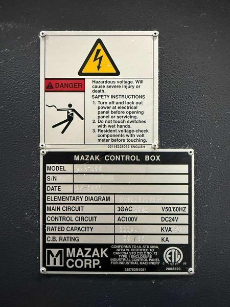 Mazak QTN 200 CNC Turning Center – 8″ Chuck Tool Presetter Tailstock Lathe