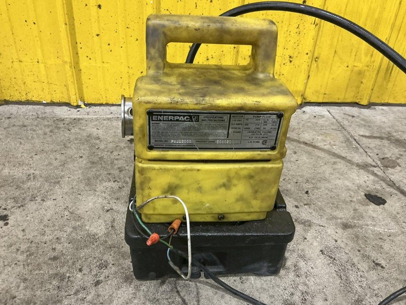 1/2 HP ENERPAC MODEL #PUJ1200B ELECTRIC HYDRAULIC PUMP, 110 V: STOCK #24832
