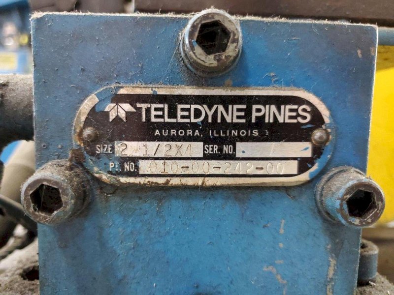2.5" TELEDYNE PINES HORIZONTAL HYDRAULIC TUBE BENDER. STOCK # 0641723
