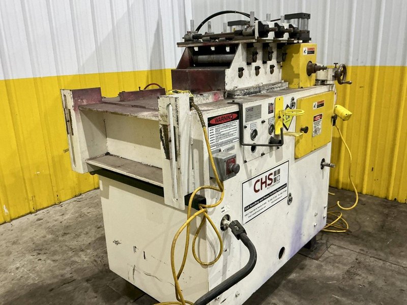 12" WIDE x .156" CHS MODEL #PTS-300-7-12 7 ROLL COIL STRAIGHTENER - PULL THROUGH: YOBRO #24164