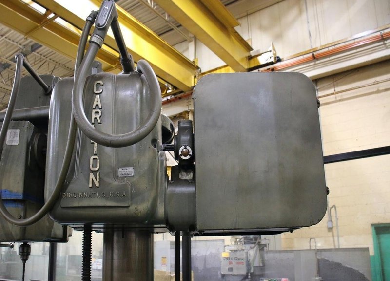 5' X 13" CARLTON MODEL 3A RADIAL DRILL: YOBRO #26418