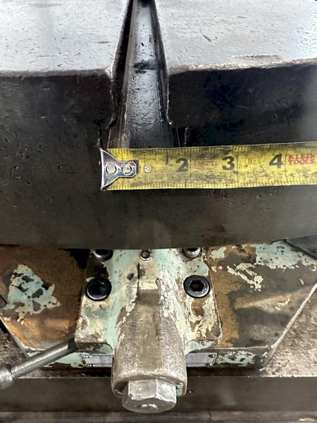 60" LUCAS AIR LIFT ROTARY POSITIONING TABLE. STOCK #0314122