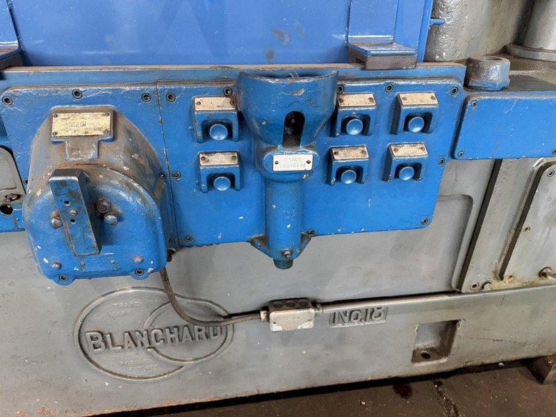 36" BLANCHARD #18 ROTARY SURFACE GRINDER. STOCK # 0559425.