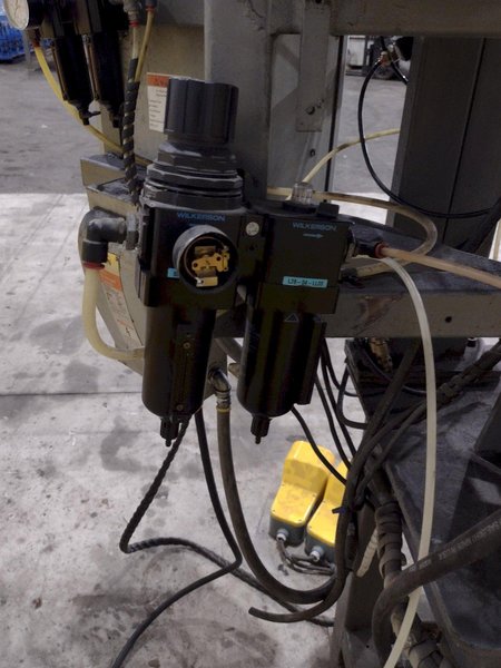 48" LONGUTUDINAL SEAM WELDER WITH ROMAN WELDER &amp; ENTRON CONTROLS: STOCK #21743