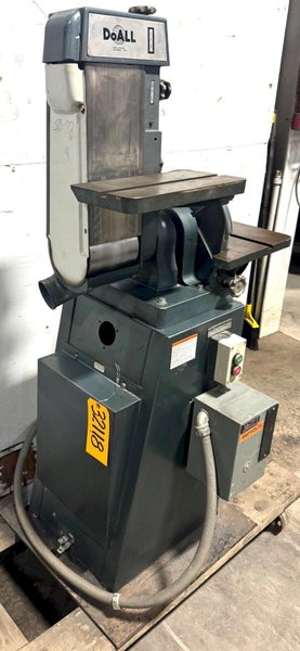 DoAll Model 4208 Belt and Disc Sander, 6" Belt, 12" Disc, Tilt Tables, 1-1/2 HP