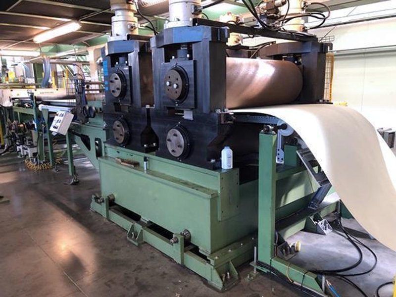50" BRADBURY-PUMA STUCCO DESIGN 2 STAND EMBOSSING MACHINE (14339)