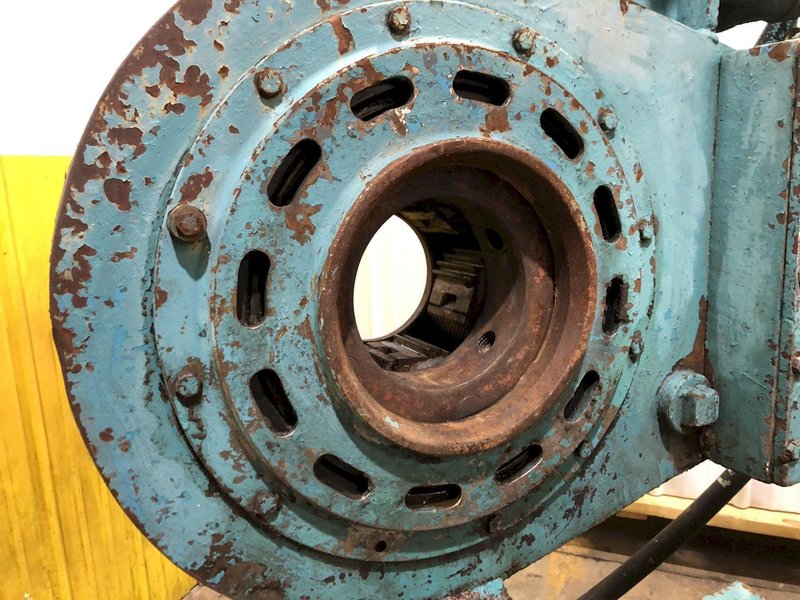 5" PIPE PECK-O-MATIC HYDRAULIC BUCK-ON / BREAK-OUT MACHINE FOR THREADED PIPE: STOCK #16528