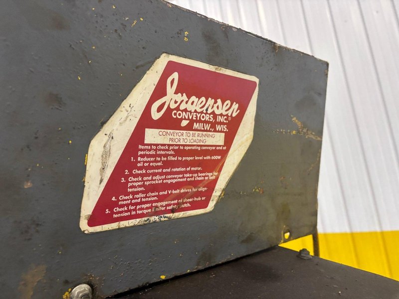 JORGENSEN INCLINED CHIP CONVEYOR: STOCK 22283