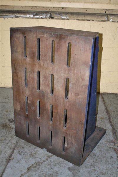 47-3/4" X 33" CAST IRON ANGLE PLATE: STOCK #55459