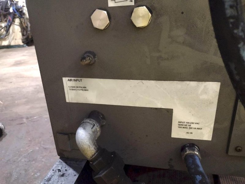 NORDSON POWDER COAT PAINT SYSTEM WITH FEEDER &amp; I-CONTROL. STOCK # 0985226