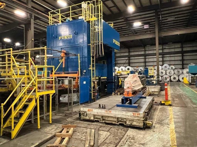 400 Ton Fukui Press Blanking Line STOCK#3562