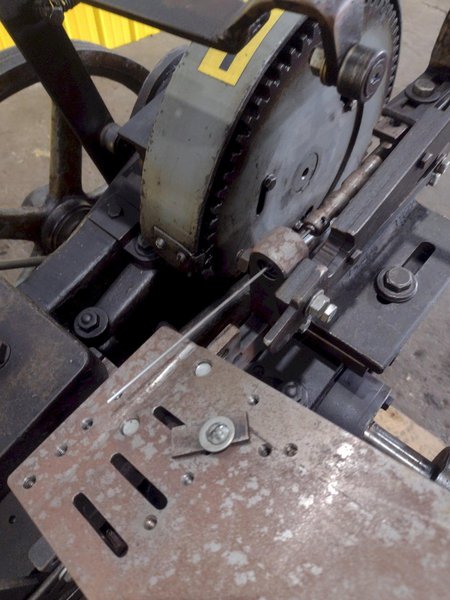 1963 LUDWIG GREFE MODEL #0 FLAT DIE THREAD ROLL THREADER: STOCK #19184