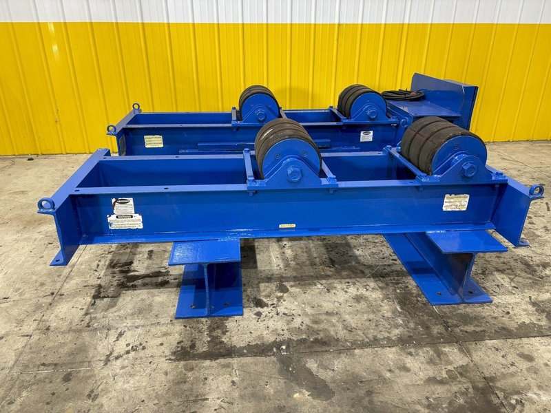 40 TON (80,000 LBS) WELD-WIRE MODEL #WWR-20 POWERED TANK TURNING ROLLS, 1 DRIVE &amp; 3 IDLERS: STOCK #19996