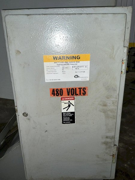 40" DAKE JOHNSON MODEL #VH-40 VERTICAL BAND SAW: STOCK #26286