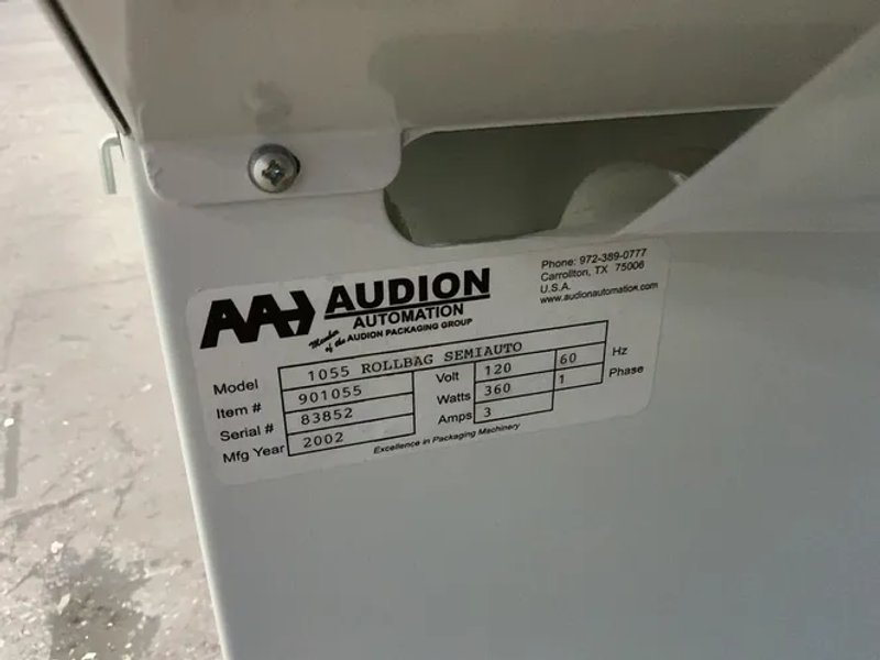 Allied Automation Inc  Roll Machine  - 1055 Rollbag Semiauto