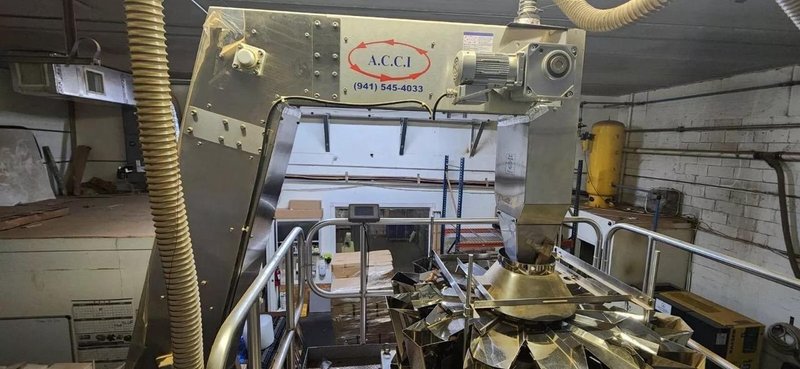 Roberts IMFS1500 Pre-Made Pouch Filling System, 2016 – With 14 Head Weigh Scale