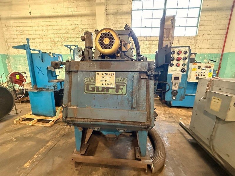 GOFF RUBBER BELT TUMBLE TYPE BLAST MACHINE: YOBRO #26459