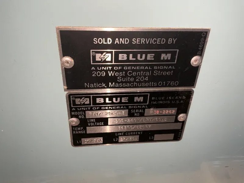 Blue M 650 Deg. F Oven - Pom7-256c-3