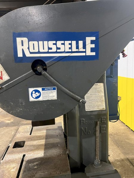 15 TON ROUSSELLE MODEL #2E-F OBI PRESS, 2" STROKE: STOCK #20171