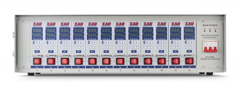 ZAG Equipment New TempEase HRCII-12 Hot Runner Controller, 12 zone, 240V