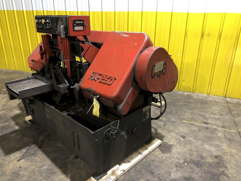 10" X 12" AMADA HA-250 HORIZONTAL BANDSAW: STOCK #11256