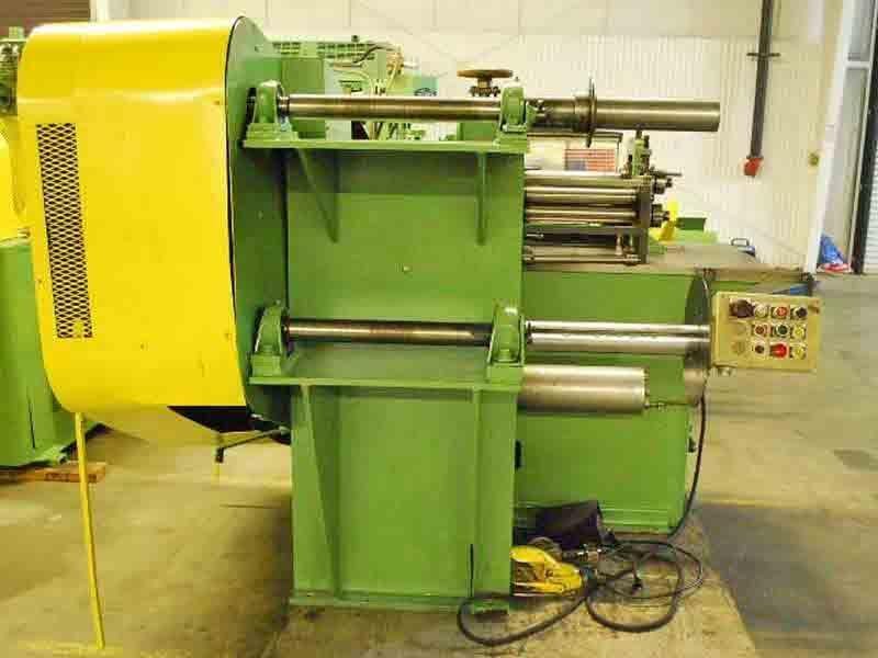 12" x 2.50" x 1,000# Ruesch Slitting Line STOCK#3201