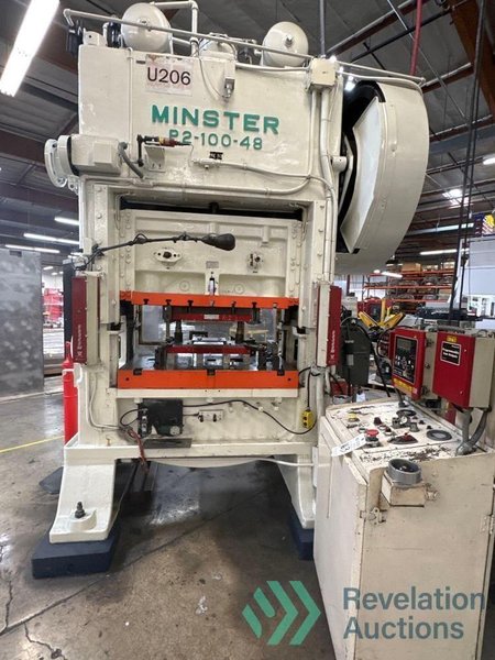 100 Ton Minster Stamping Press P2 -100-48