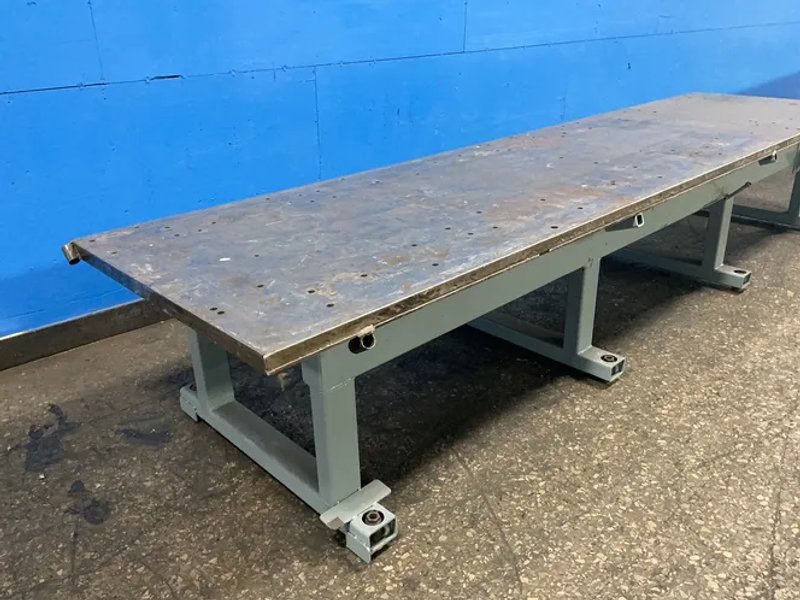 48” X 190” /2” Thick Welding Table