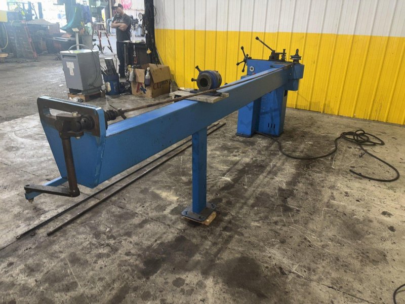 2-1/8" CBC ALTA TECHNOLOGIA MODEL #UNI-70C ELECTRIC TUBE BENDER W/ MANDREL TABLE: YOBRO #23826