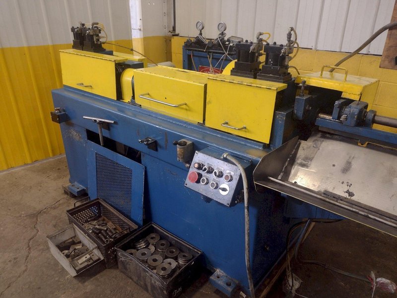 1/4" PATTERSON MODEL #1975 WIRE STRAIGHTENER &amp; CUTOFF MACHINE: STOCK #0318922