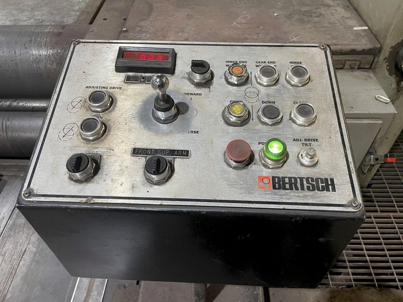 10' X 1-3/16" BERTSCH CENTURY II HYDRAULIC PLATE ROLL: STOCK #14196