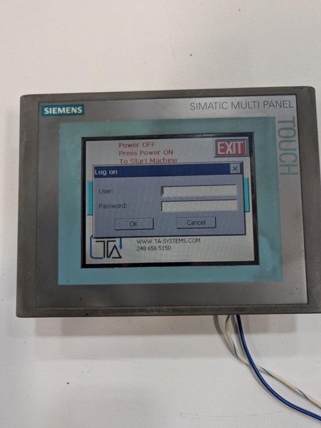 SIEMENS 6AV6 642-0EA01-3AX0 SIMATIC MULTI PANEL (TOUCH SCREEN)